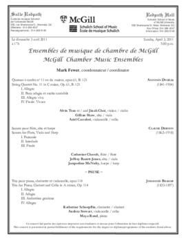 Performance, 3 April 2011