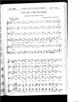Out on the Waters : Part-Song for Mixed Voices