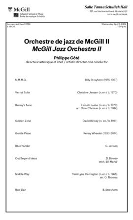 Performance, 3 April 2024
