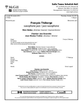 Performance, 30 October 2014