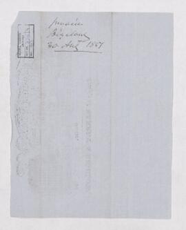 Account, 30 August 1851