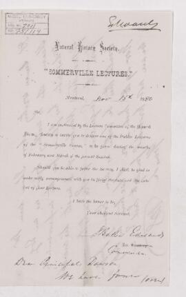 Letter, 15 November 1880