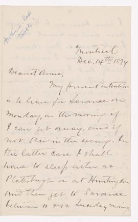 Letter, 14 December 1894