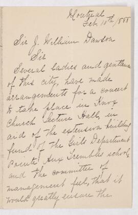 Letter, 10 February 1888