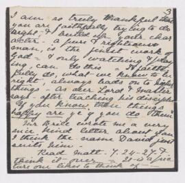 Letter, undated