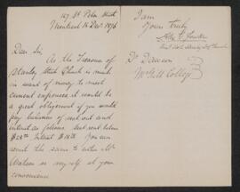Letter, 18 December 1876