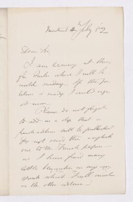 Letter, 4 July 1882