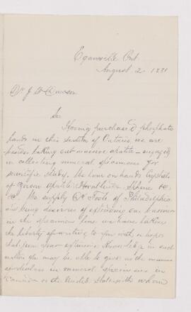 Letter, 2 August 1881