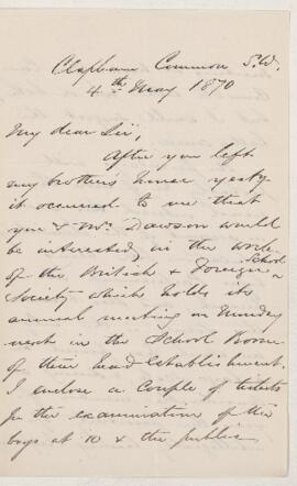 Letter, 4 May 1870