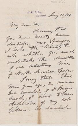 Letter, 13 January 1871