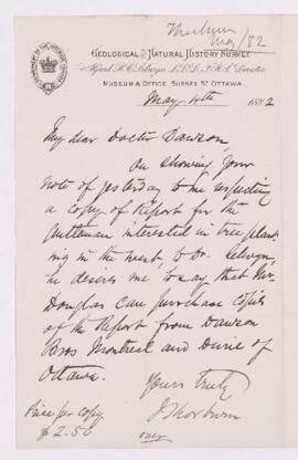 Letter, 4 May 1882