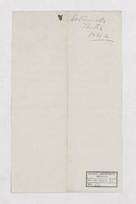 Estimates, 4 April 1842