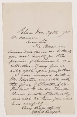Letter, 29 November 1875