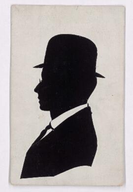 Silhouette portrait of Edward S. Winslow