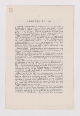 Various circulars, etc.