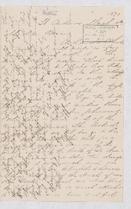 Letter, 11 March 1871