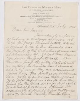 Letter, 25 February 1888