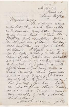 Letter, 20 January 1870