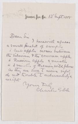 Letter, 13 September 1888