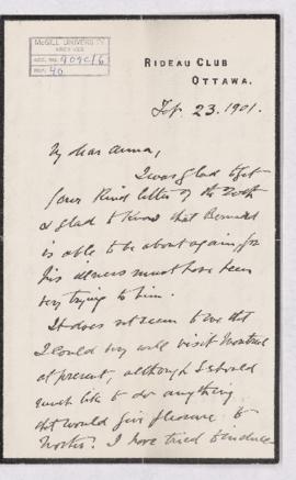 Letter, 23 February 1901