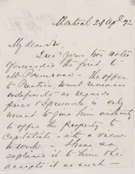 Letter, 25 April 1872