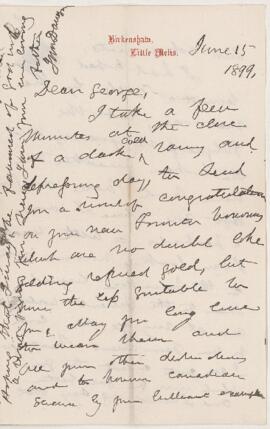 Letter, 15 June 1899