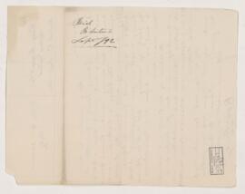 Letter, 6 September 1892