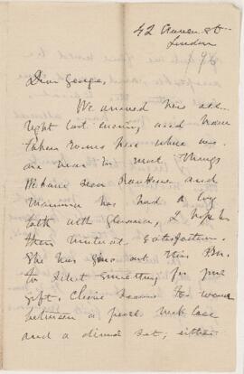 Letter, 1896