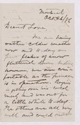 Letter, 26 October 1886
