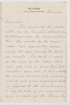 Letter, 20 February 1888