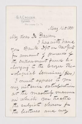 Letter, 14 May 1881