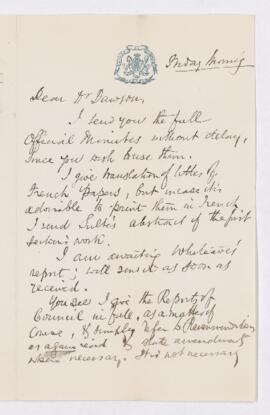 Letter, June 1882