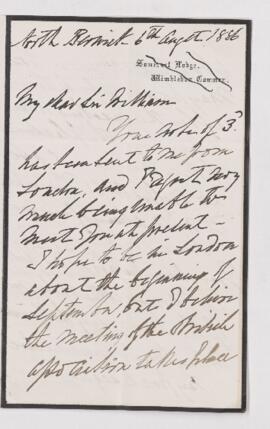 Letter, 6 August 1886