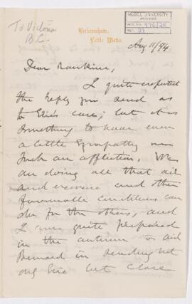 Letter, 11 August 1894
