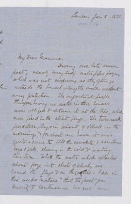 Letter, 8 January 1871