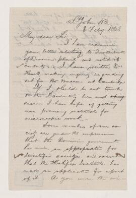 Letter, 8 February 1868