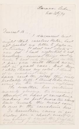 Letter, 26 November 1894
