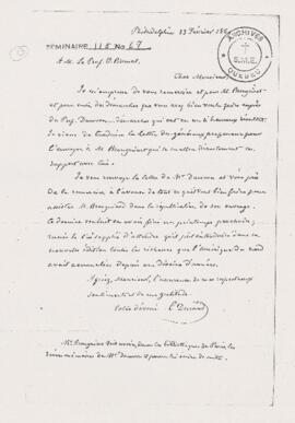 Letter, 13 February 1869