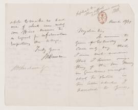 Letter, 19 March 1877