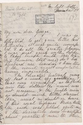 Letter, 3 December 1869