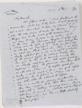 Letter, 5 December 1874