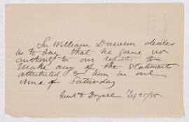Letter, 25 February 1888