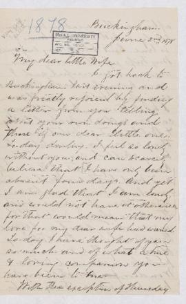 Letter, 2 June 1878