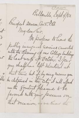 Letter, 4 September 1883
