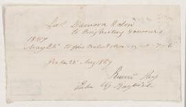 Account, 28 May 1857