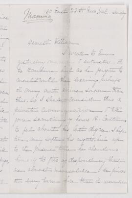 Letter,   1881