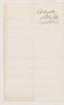 Letter, 31 March 1890