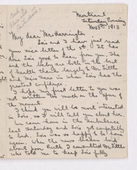 Letter, 8 November 1913
