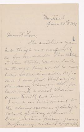 Letter, 25 June 1891