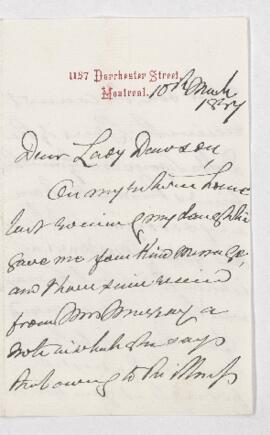 Letter, 10 March 1887